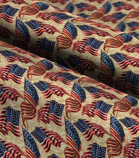 Springs Creative We Pledge Allegiance 43'' Patriotic Cotton Fabric